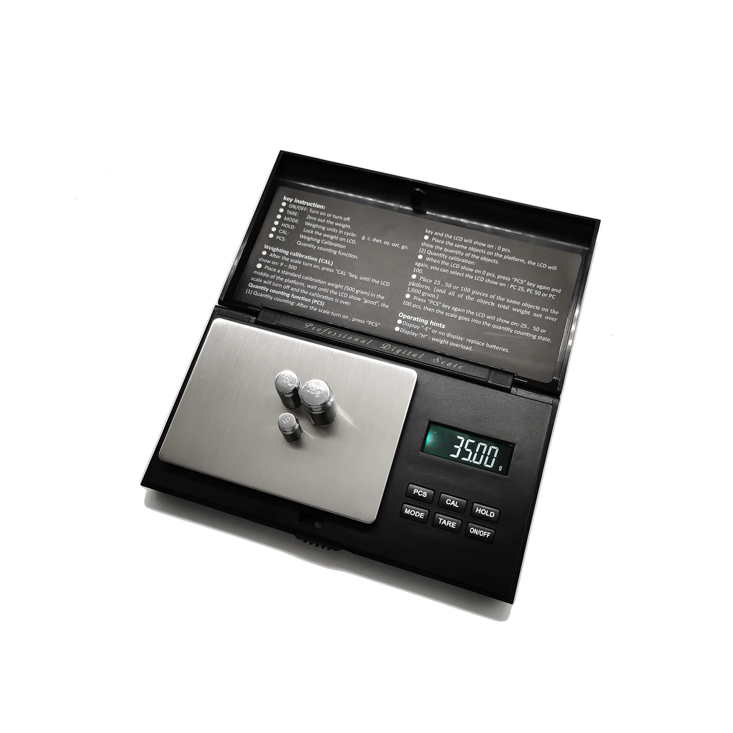 Q&H Wholesale Kitchen Pocket Scales Digital 500g/100g/200g/300g/1000g Compact Mini Electronic Jewelry Scales Digital For Weight