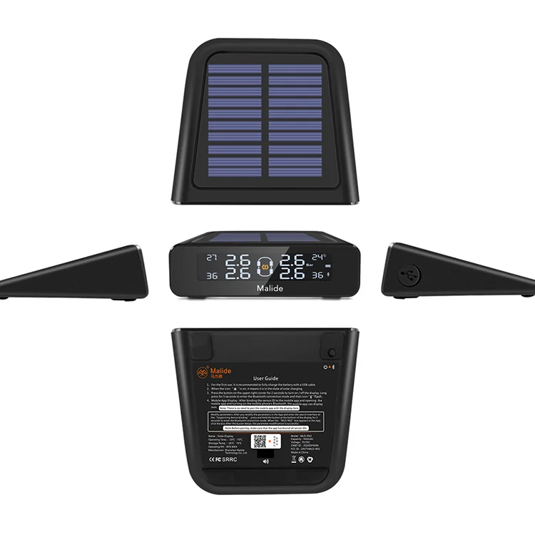 High Quality New 433/315MHZ 2 Kinds of Charging Methods External Sensors TPMS Solar For Car