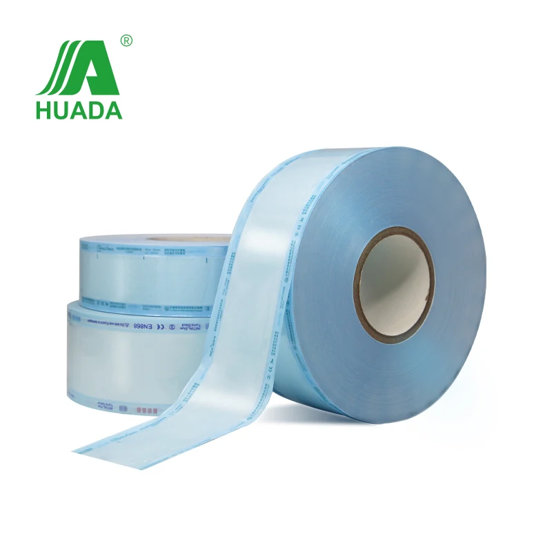 Heat-sealing Sterilization roll Flat Reel Sterilization roll for hospital and dental