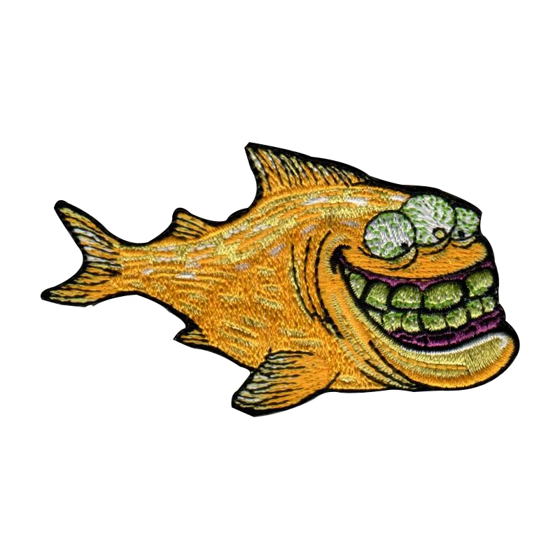 Logo 100% Machine Embroidery Patches and Badges with Iron on Backing Embroidered Service Custom Lion Animal Sequins Handmade