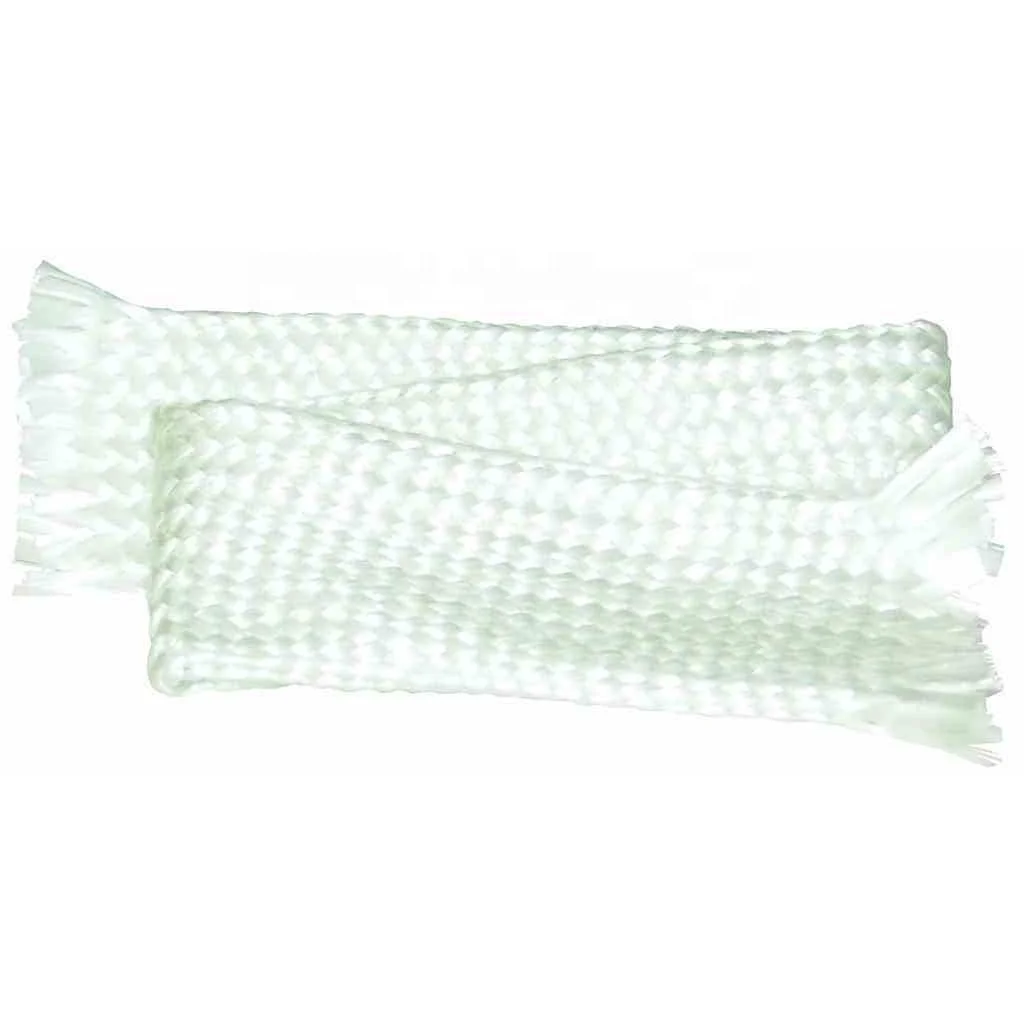 Glassfibre Wire Cable Hose Protection Heavy wall braided glass fiber fire sleeve