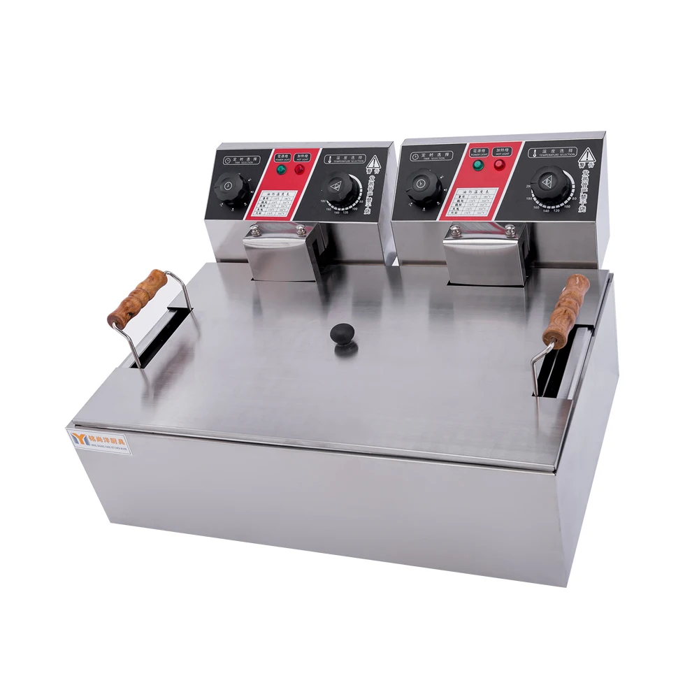 22L Синхронизация-Управление одним резервуаром Электрический картофеля-фри, фабричного производства масла Фрайер Прямая продажа с фабрики
