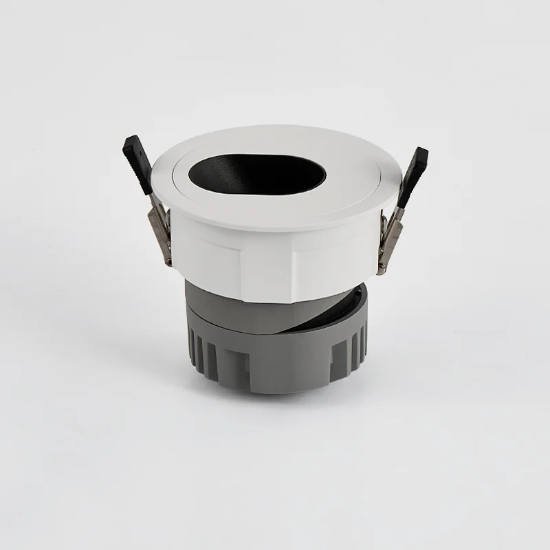 Polarized Light LED Recessed Downlight 10W Gold Color Ceiling Mounted Spotlight Adjustable LED Downlight