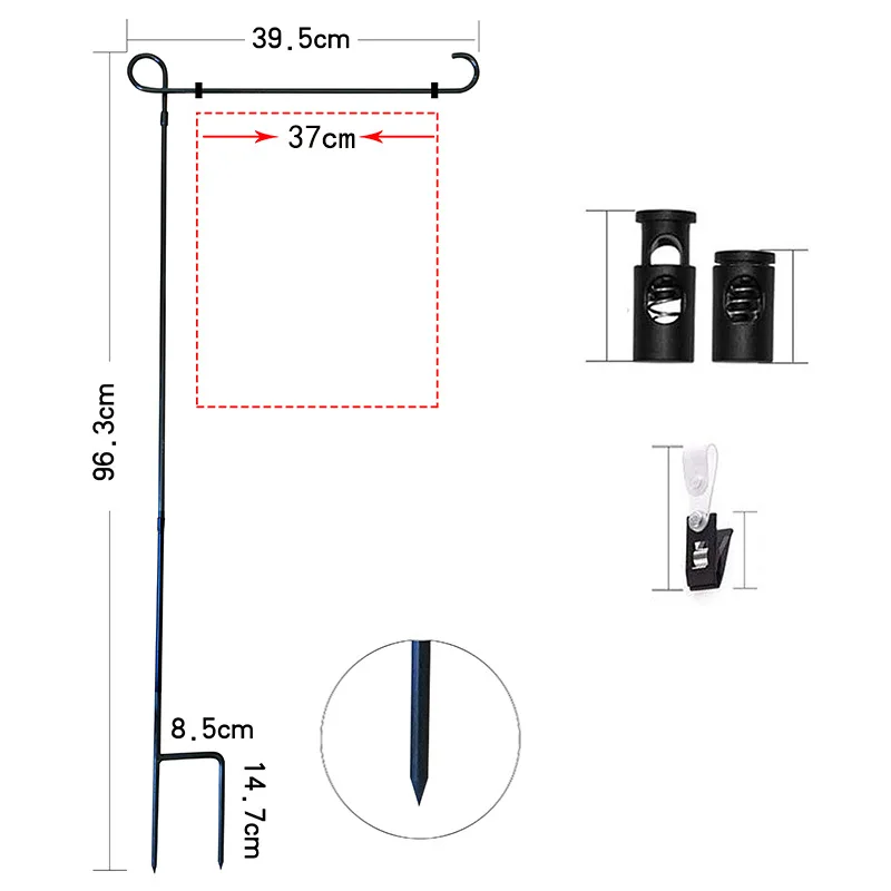 Сезонное Сублимационное одеяло, подставка для садового флага