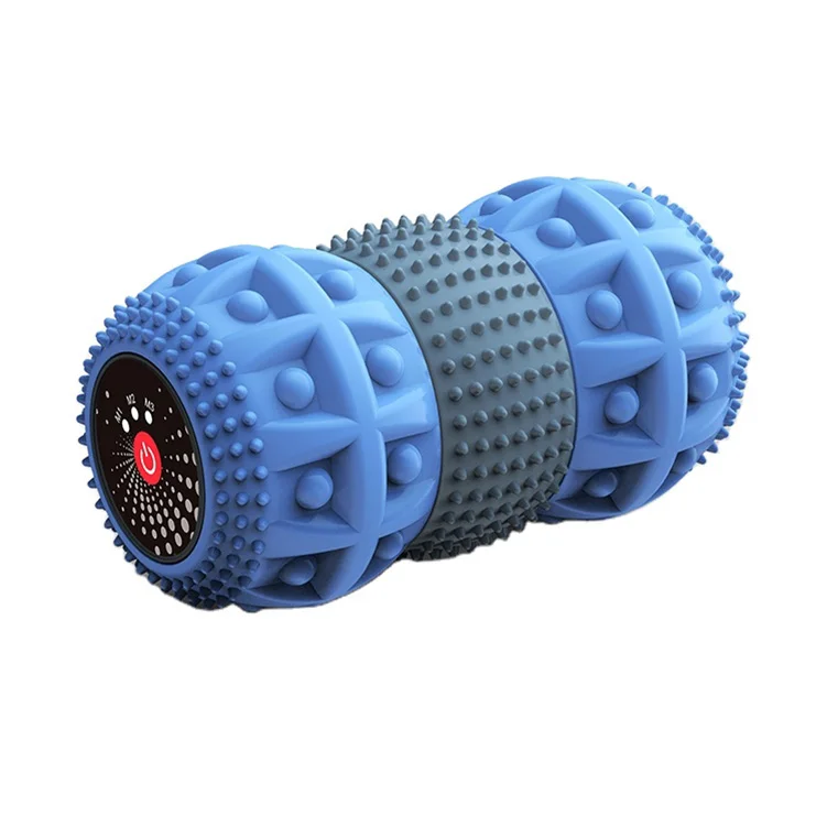 Double Lacrosse Vibrating Silicone Massage Ball Back Foam Roller Myofascial Release Massager Balls