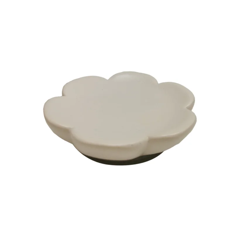 White Lotus Design Luxury Ceramic Bathroom Accessories Lotion Pump Bottle Toothbrush Holder Tumbler Cup Soap Dispenser