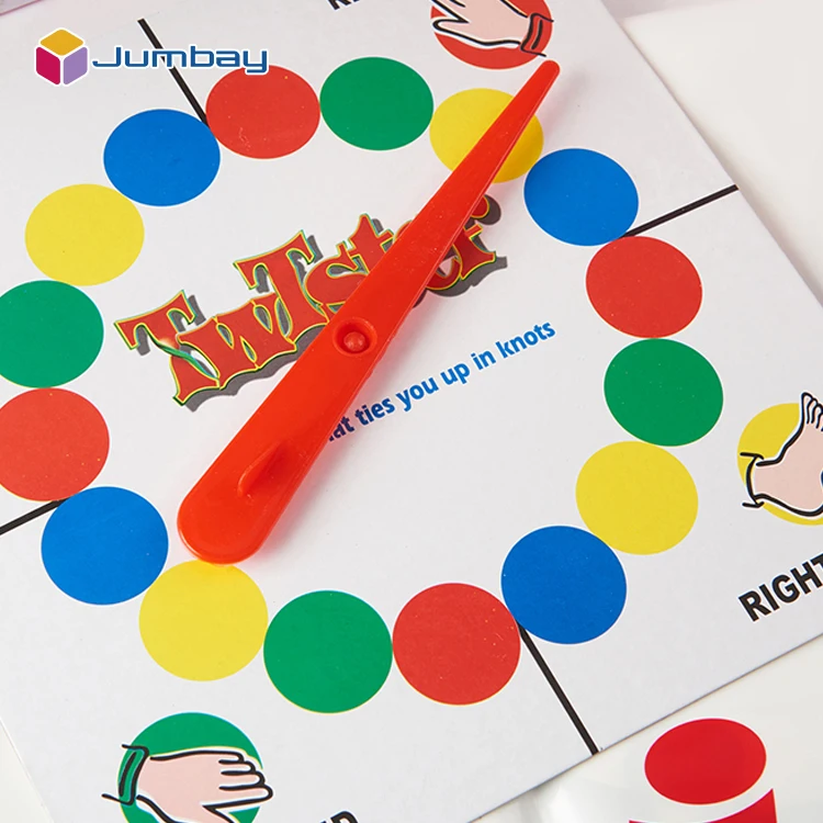 Personalized Custom Low Price 100% Plastic Twister Board Game Make Funny Board Game In China