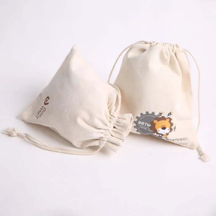 
Wholesale custom personalised cotton canvas golf ball pouch golf ball storage bag 