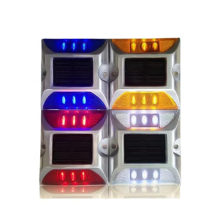 Factory LED solar road stud lights reflective warning lights  protruding road signs  solar road studs