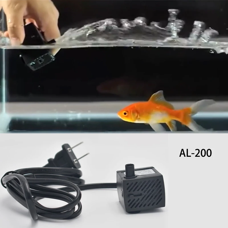 Ready to Ship Wholesale Mini Aquarium Pump 1-3 Gallon Small Submersible Fountain Pump 2.5W 200L/H