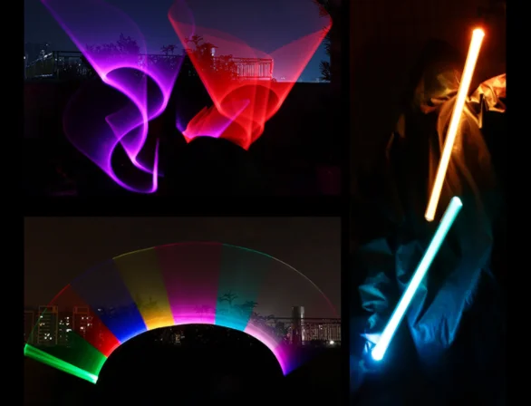 led toys 2022 Custom luminous toy gift force lightsaber color change with light card flash collision lightsaber