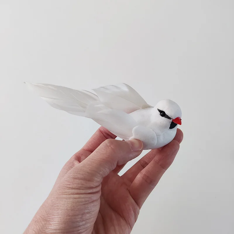 artificial birds decorative pigeon bird for Christmas decorations wedding and home decorations BD18159