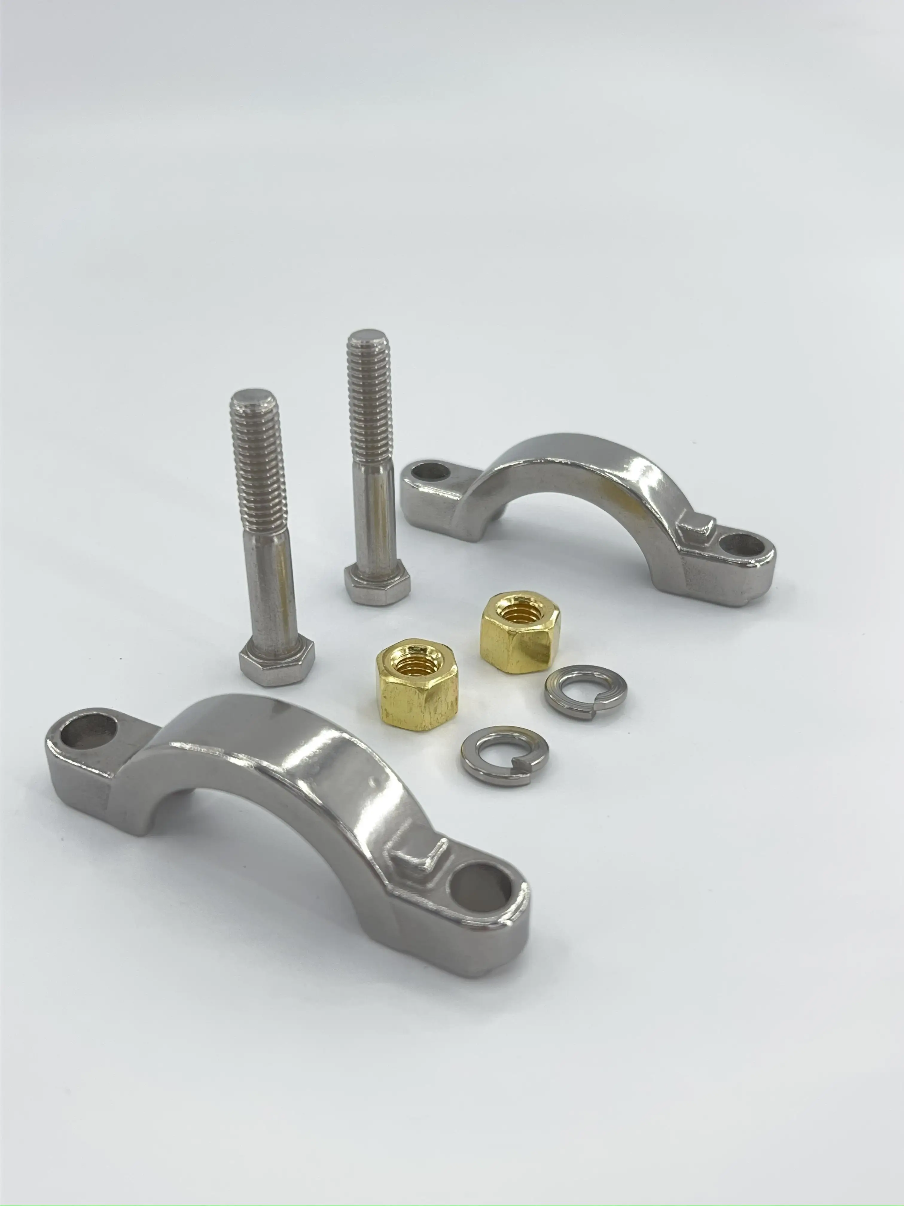 Stainless Steel 304 Tube Round Stainless Steel Tri Clamp Hanger Holder Pipe Hose Clamp