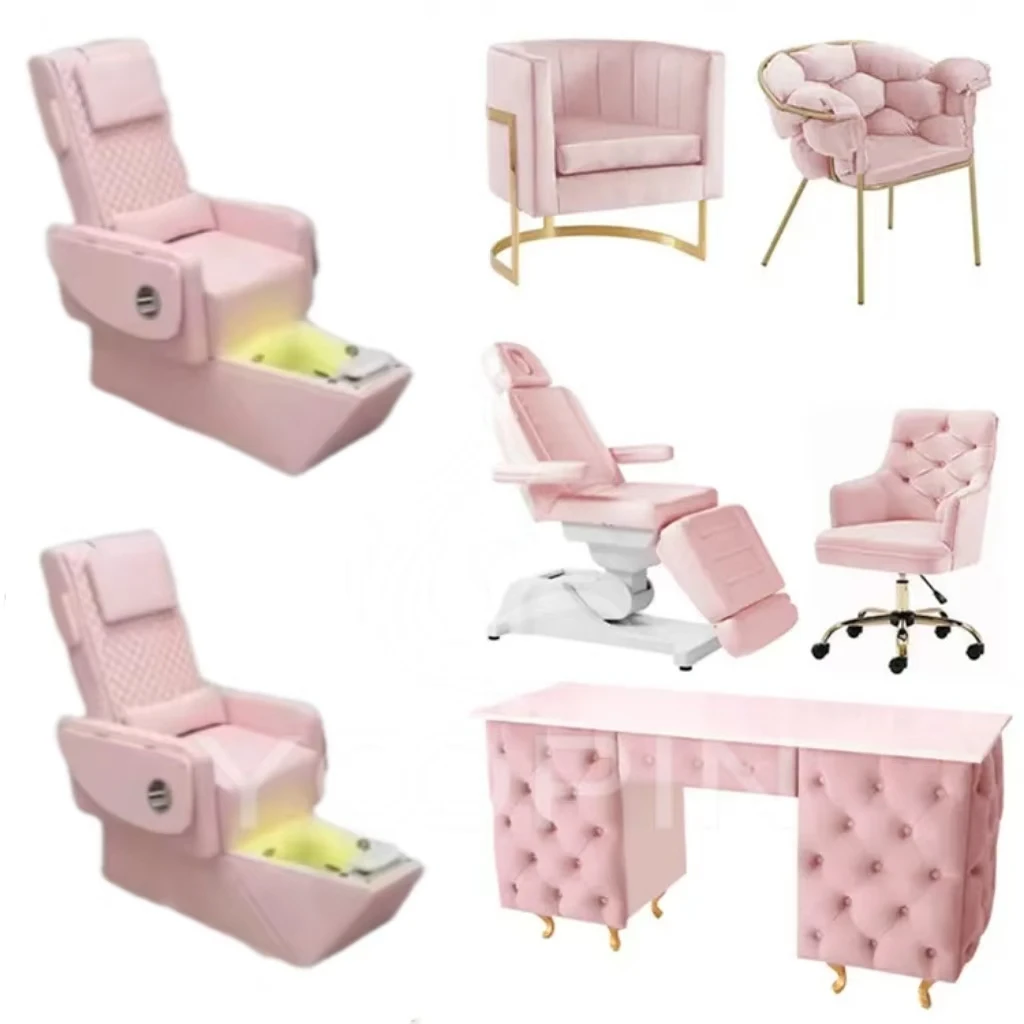 Высокое качество красоты ногтей мебель педикюр стул и Маникюрный Стол набор