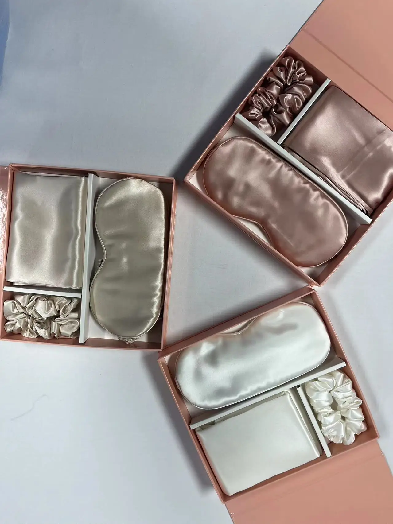 New Design Customized Luxury Colorful Travel Sleeping Silk Eye Mask Sleep Stain Eyemask For Sleep Use