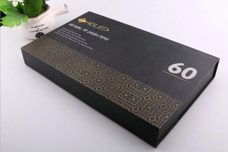 60colors Dual Markers Brush Pen, Colored Pen Fine Point Art Marker & Brush Pen for Adult Coloring Hand Lettering Writing drawing