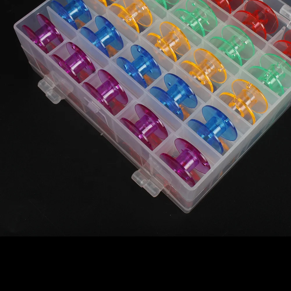 29590 Empty Double Sided Bobbin Storage Box bobbin not included Double side Storage box