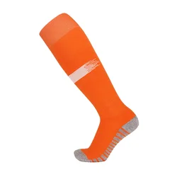 Wholesale high quality long tube custom cheap price anti-slip sport soccer football socks