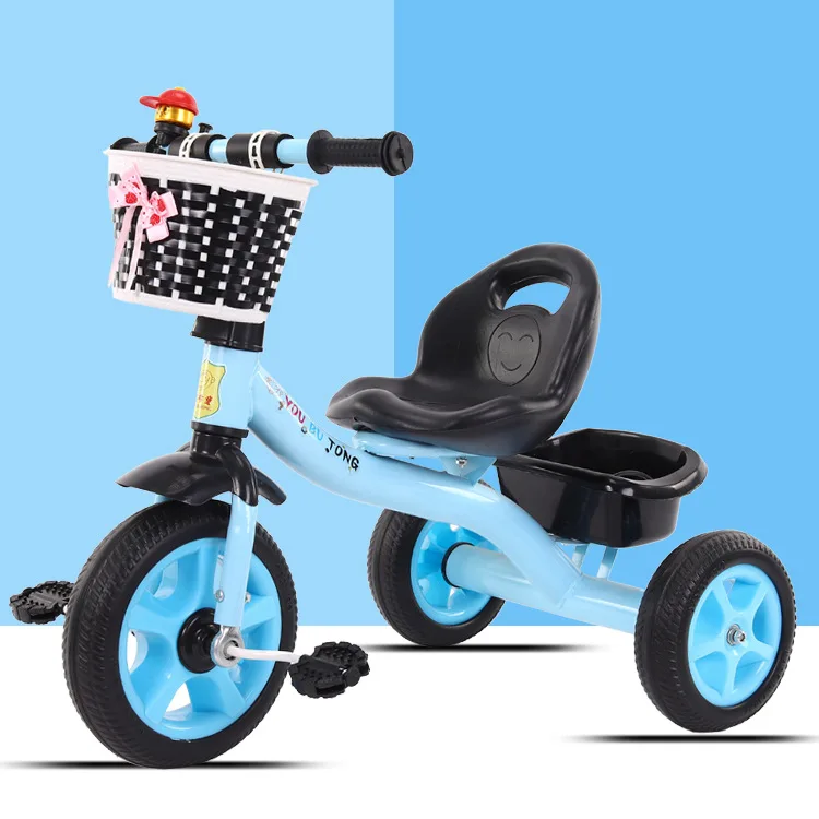 High quality Tricycle for Kids 2-6 Years 3 Wheels Aluminum Baby Walkers Ride on Toy Boy Trike Made In China