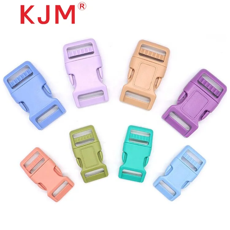 KJM Heavy Duty 15mm 20mm 25mm Quick Release Curved Buckle for Dog Collar