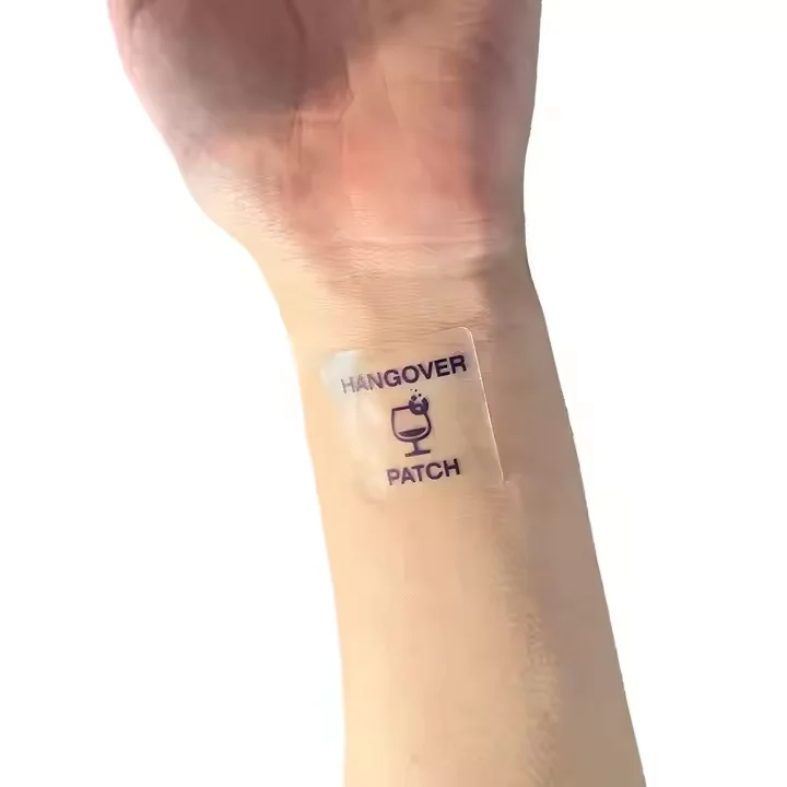 2024 Top Sale Vitamin Patches Health Care Hangover Cure Drinks Energy Boost Headache Relief Hangover Patches