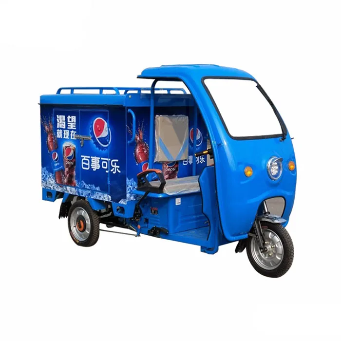 
Utility Tricycle Of Electric Express Vehicle With Cargo Box with cabin For Goods Carrier 