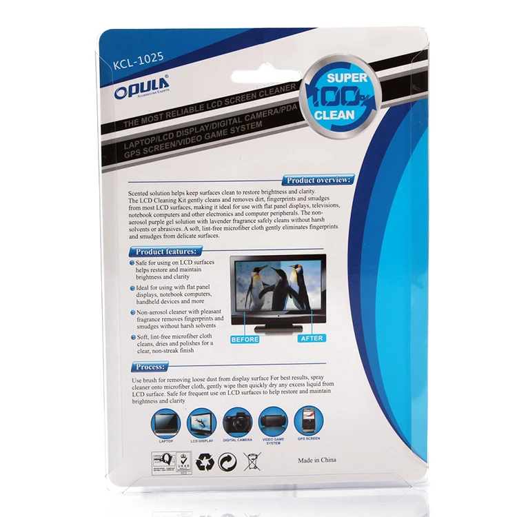 Screen Cleaner Laptop Computer PC  Cleaning kit 4 in 1for PC Keyboard Cleaning Dusting Remover Suitable for Laptop Screen