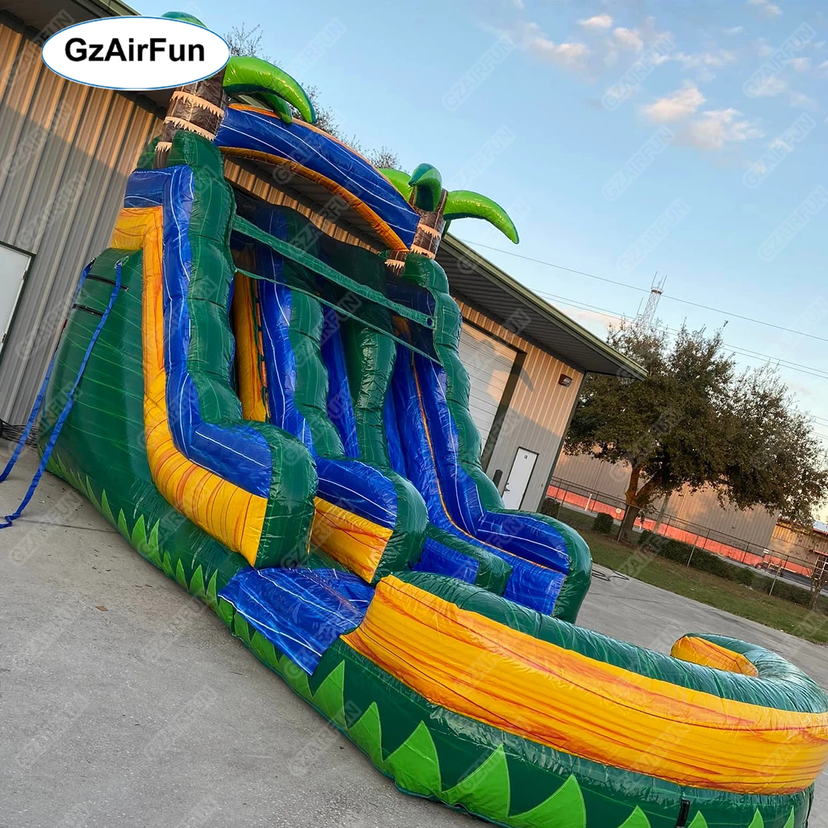 Family backyard adult inflatable water slide kids inflatable slide for sale