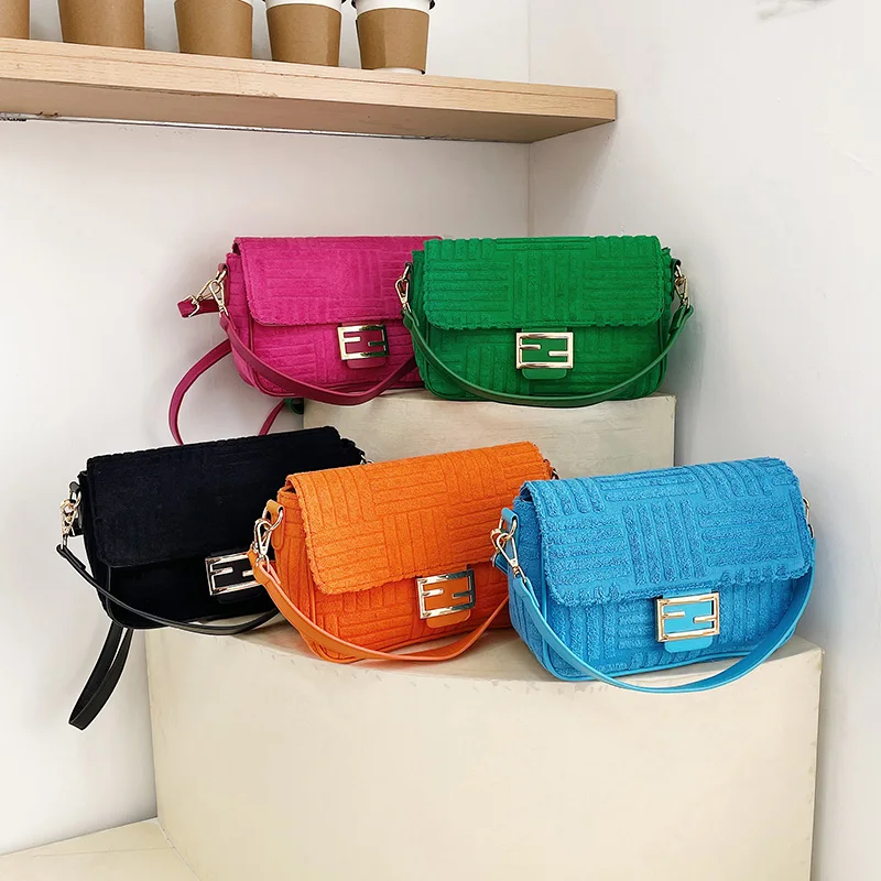 2022 Candy Color Summer Fashion Neon Bag Female Lady Designer Purse Crossbody Bag Women