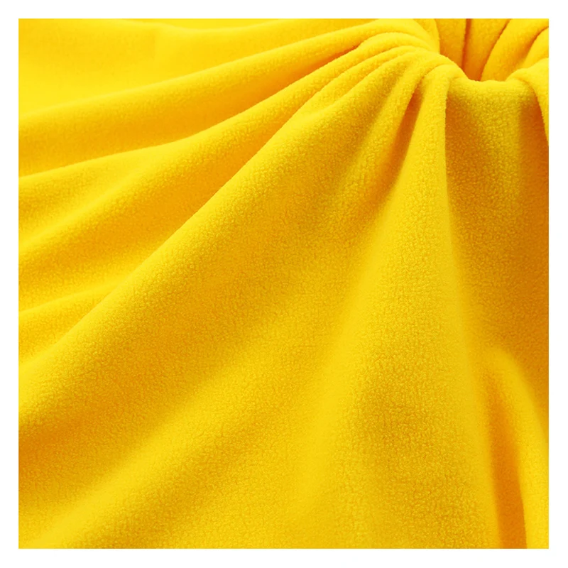 Manufacturer Polyester Micro Polar Fleece Two Side Brush One Side Anti Pilling Micro Polar Fleece Fabric
