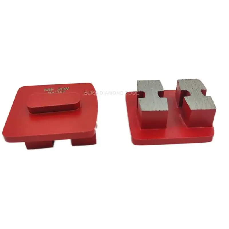 Redi lock diamond segment abrasive tools diamond concrete grinding block for Husqvarn floor grinder machine