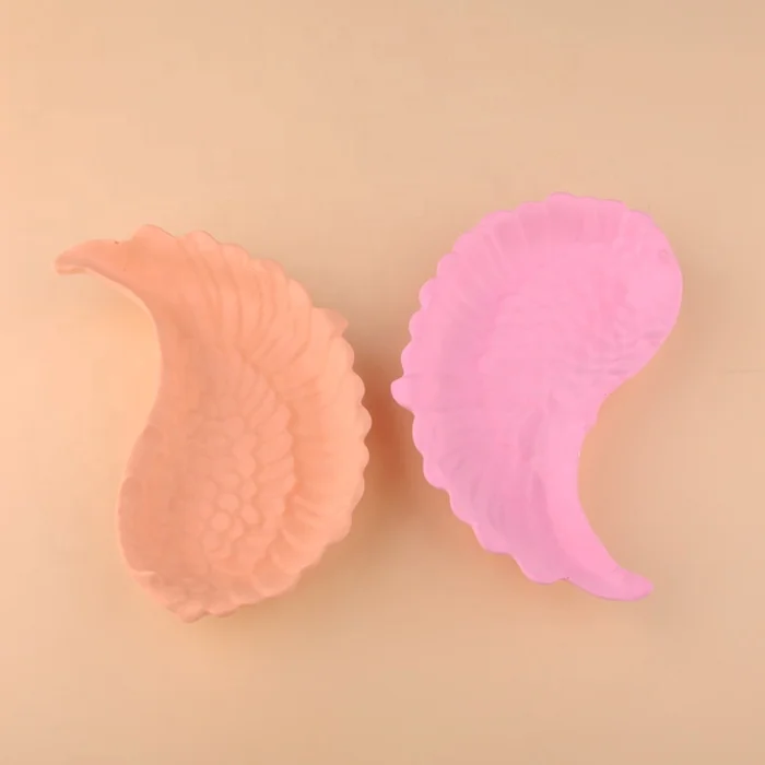 2021 New Creative Silicone 3d Stereo Silicone Feather Tray Mold For Making Candle Soap Home Decoration