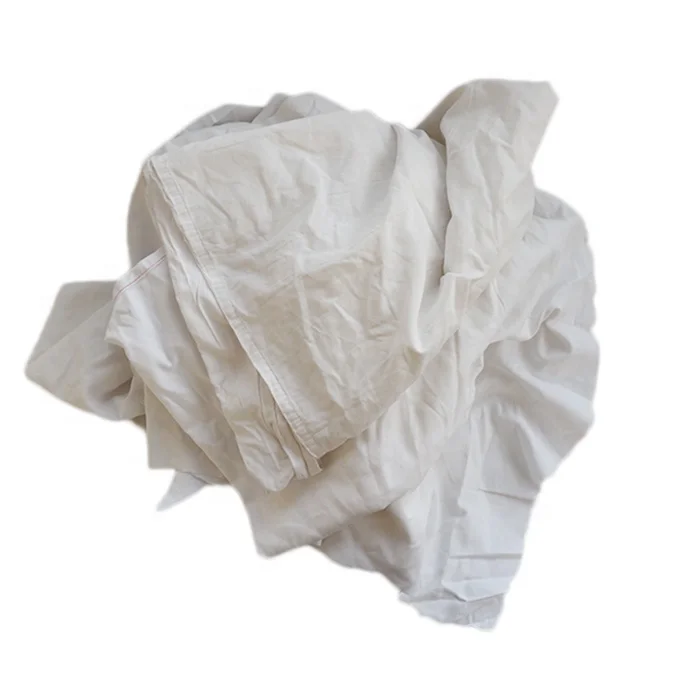 Painting Cleaning 100 cotton rags Manual Cutting White Bed Sheet Wiping Cotton Rags