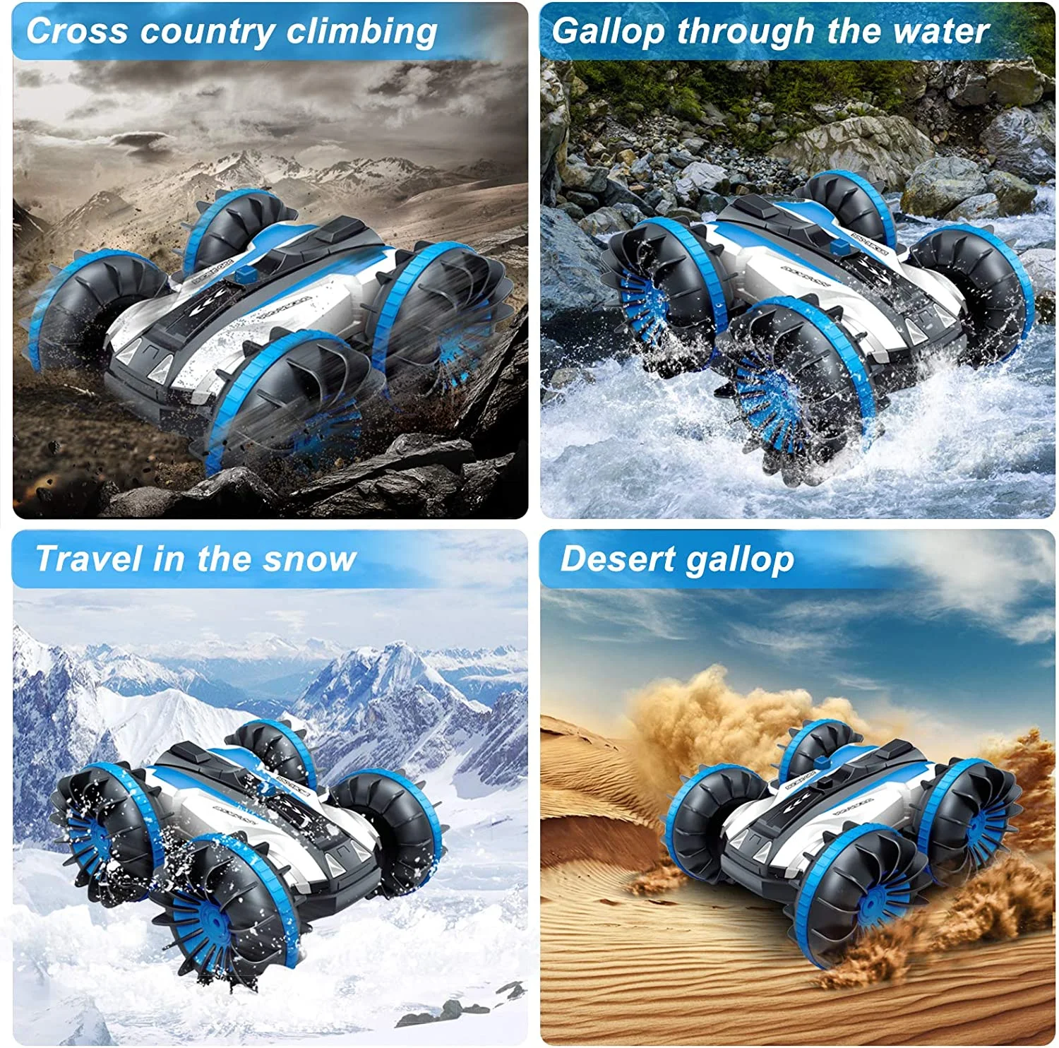 Rolling Remote Control Stunt Toys 360 RC Stunt Car Amphibious Vehicle 2.4G Radio Control Stunt Car Toys For Kids Toys Car