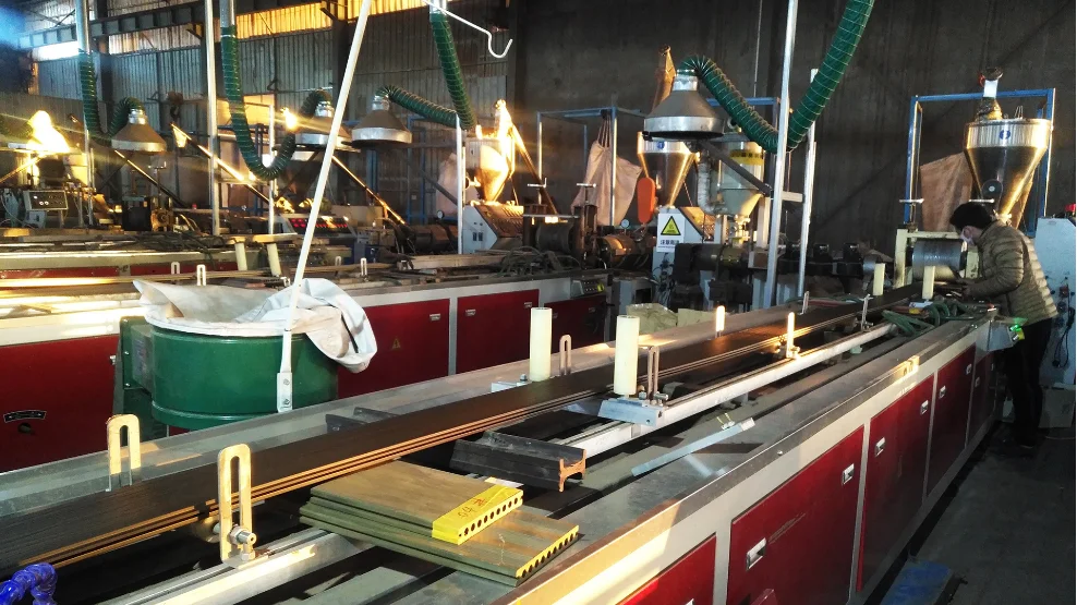 Exterior flooring Easy install Co-extrusion Wpc composite bamboo Decking boards flooring outdoor exterior