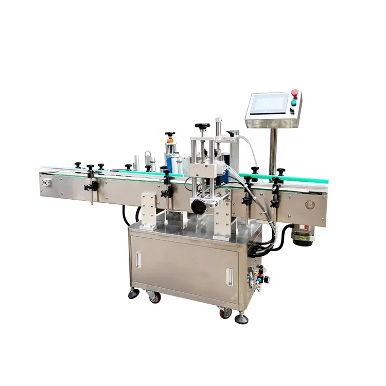 Wholesale Customized Good Quality Adhesive Round Bottle Labeling Making Machine Automatic