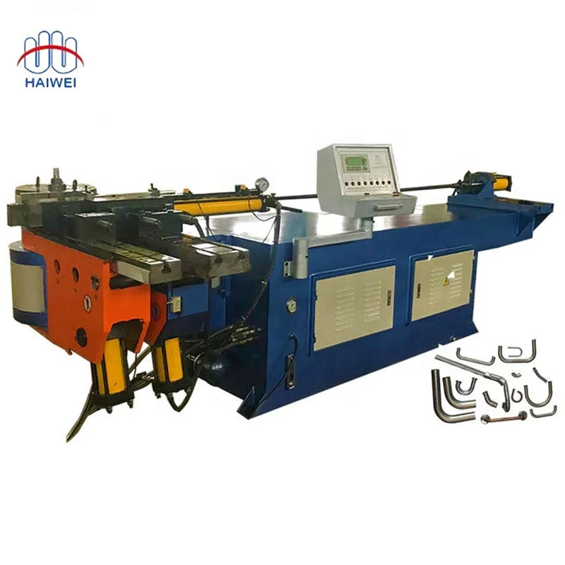 New designed semi-automatic hydraulic pipe bender for automobile exhaust pipe bending machine steel bar bending machine