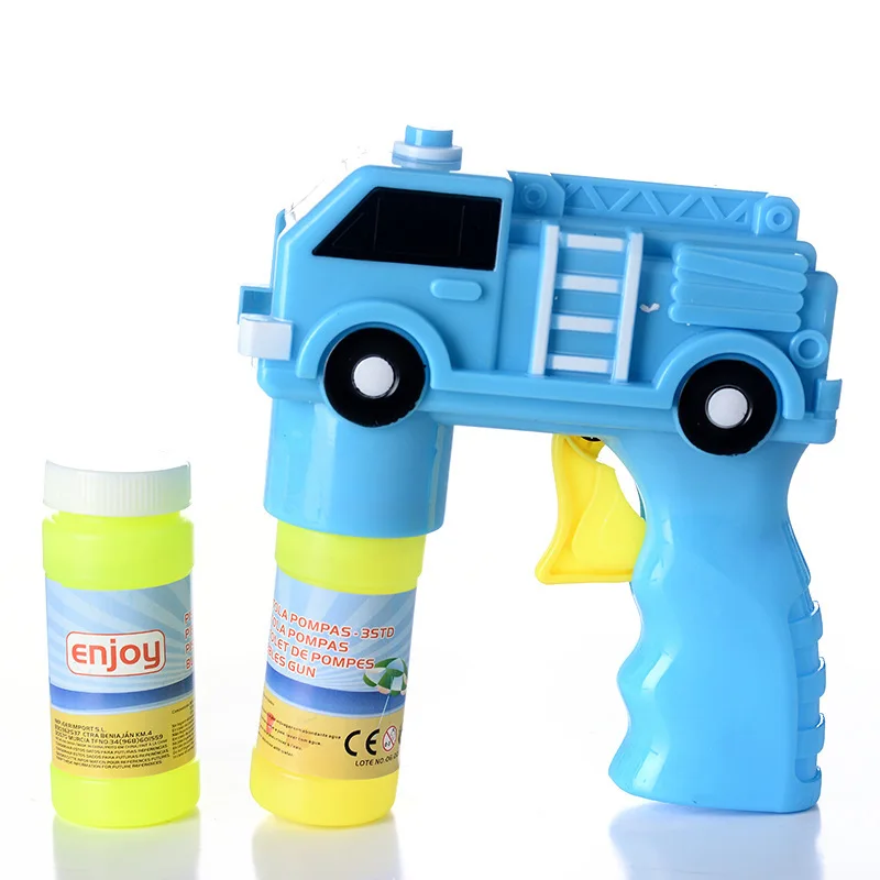 Friction Bubble Guns Bubble Blower Blaster Machine for Kids Toddlers No Batteries Needed