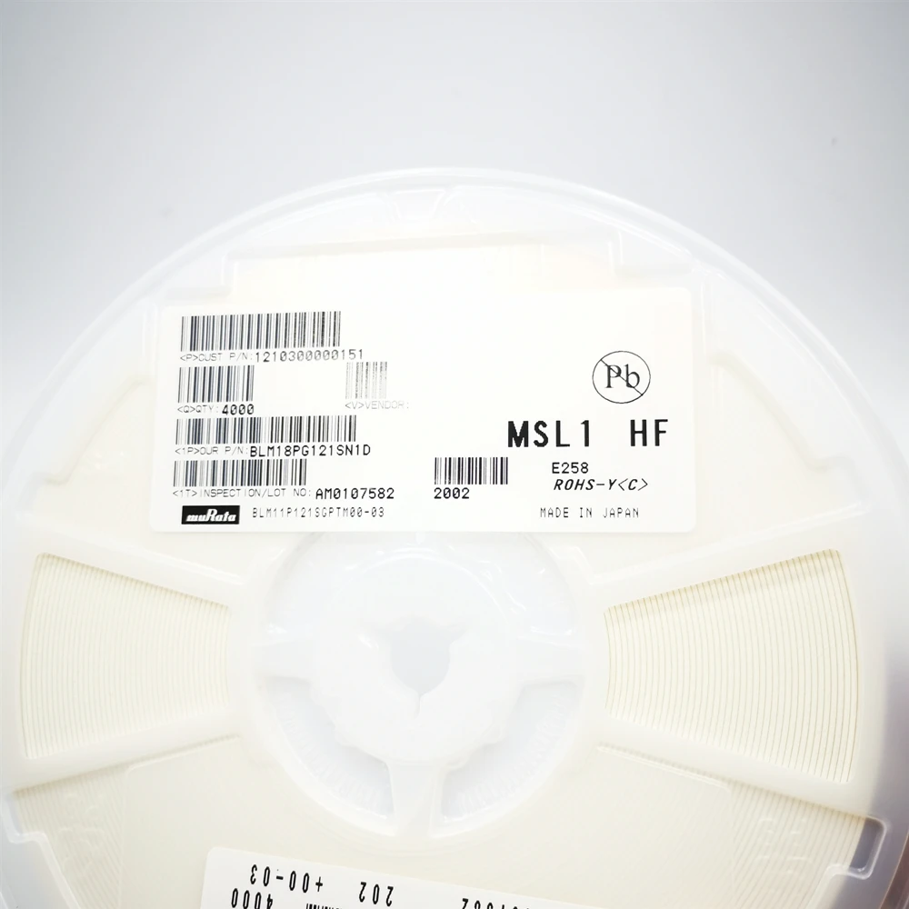 FERRITE BEAD SMD  120 OHM 0603 1LN  2A BLM18PG121SN1D