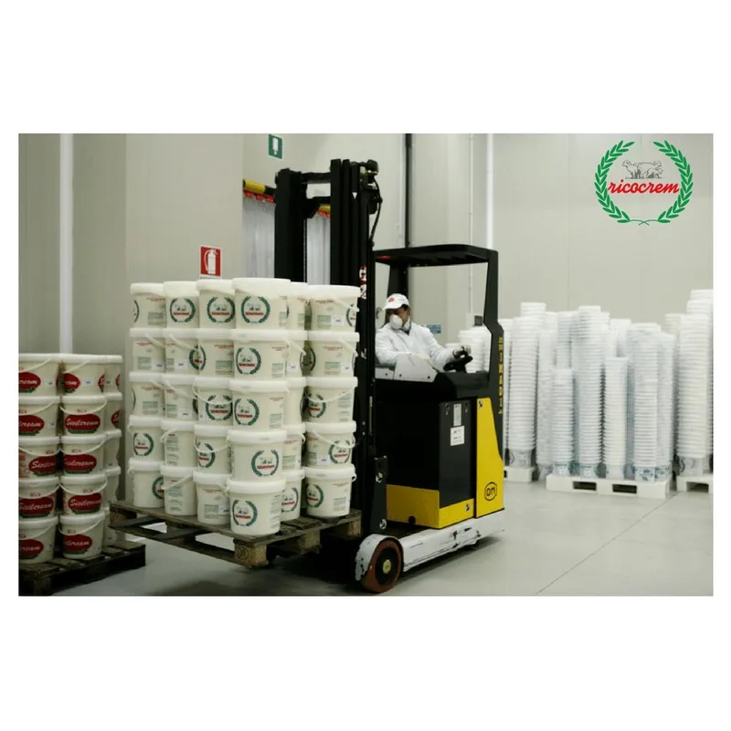 High Quality Pistachio Flavored Italian Sweet Frozen Sheep ricotta Cream Pastry 1kg 8xbox for Export