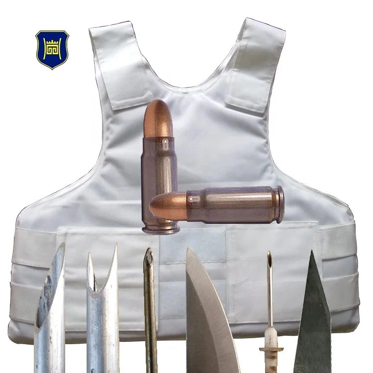 Bullet proof and Stab proof Vest Anti Stab Fabric Tactical Police Military Security Stab proof Vest level 1 24J + IIIA