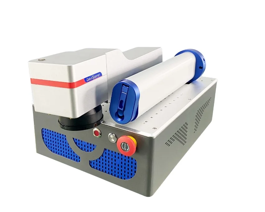 20w 30w mini metal optical Fiber color Laser Wire engraving Marking Machine/industrial serial number logo printing machine