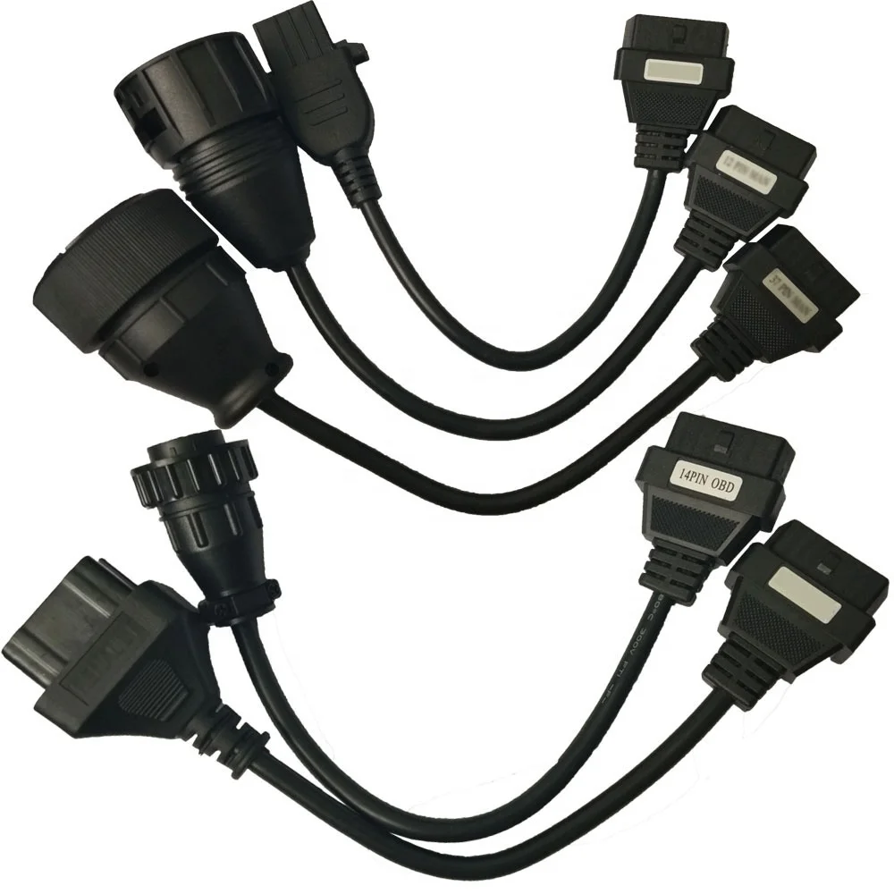 Acardiag Truck Cables 8 PCS for TCS PRO Multidiag DS MVD 150 OBD1to OBD2 adapter