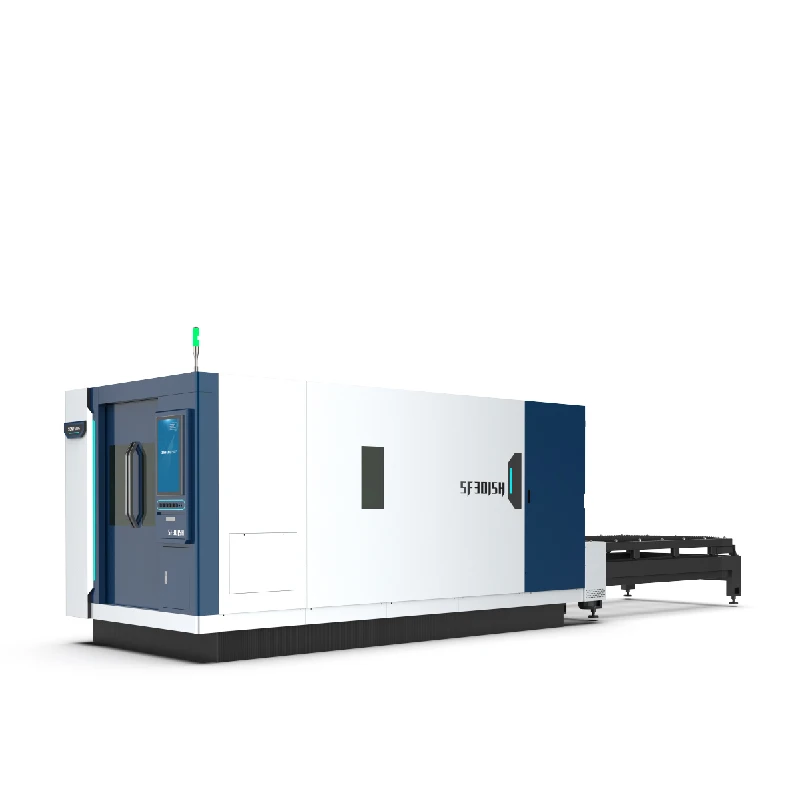 SENFENG full cover 8kw 10kw 12kw 20kw 30kw fiber laser metal cutting machine for steel metal
