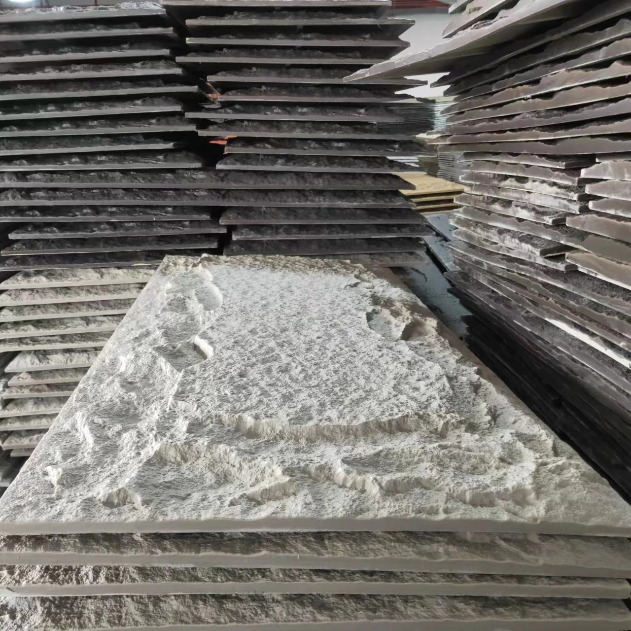 Cheap Wholesale Price Travertine Flexible Panel PU Stone Outdoor Wall Cover Slab Wall Cladding Mushroom Panels