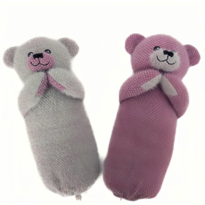 GK cute animal teddy bear flaxseed heat pillow microwaveable hot cold heat pads reusable microwavable heating pad