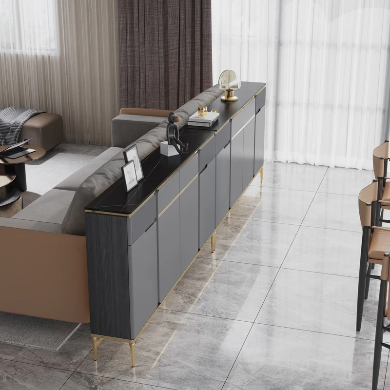 Factory Price Customizable Home Furniture Solid Wood Modern Sideboard Buffet Cabinet