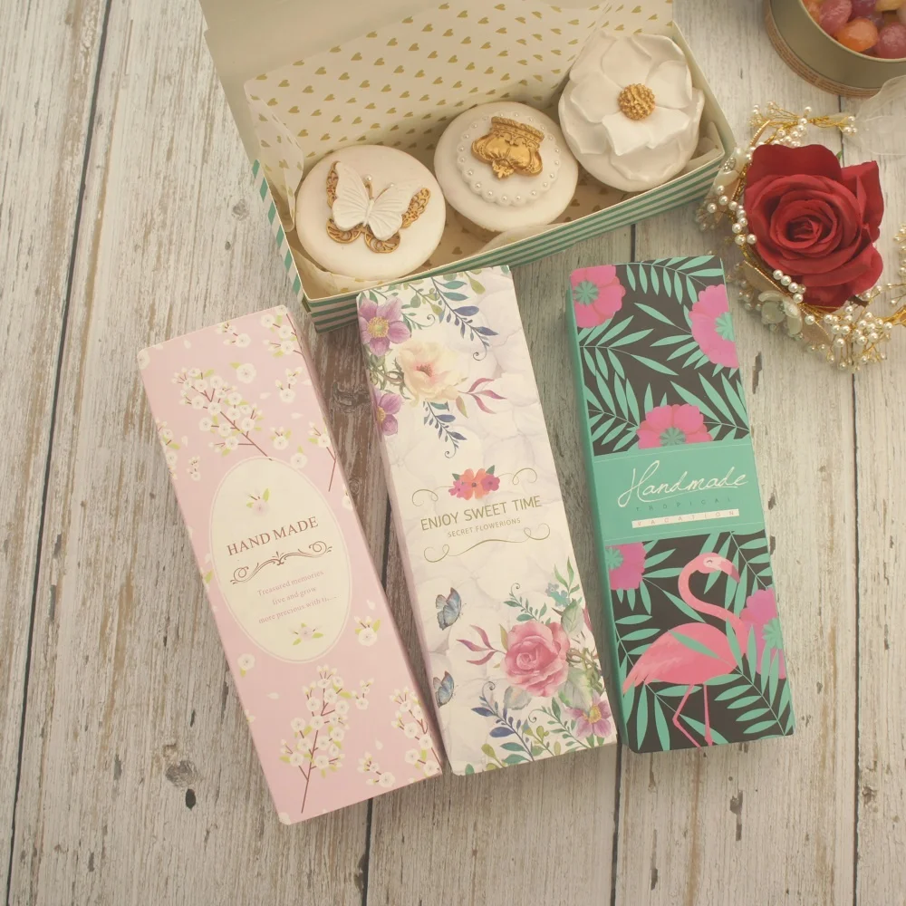 Custom Printed Kraft Paper Swiss Roll Cake Food Box Packaging