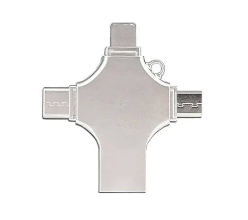 4 In 1 Otg Usb Flash Drive 16Gb 32Gb For Iphone Android typec Usb Pen Drive