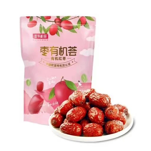 Factory Price Big Size Chinese Jujube Red Dates Wet Smooth Surface Healthy Dried Fruits Snack